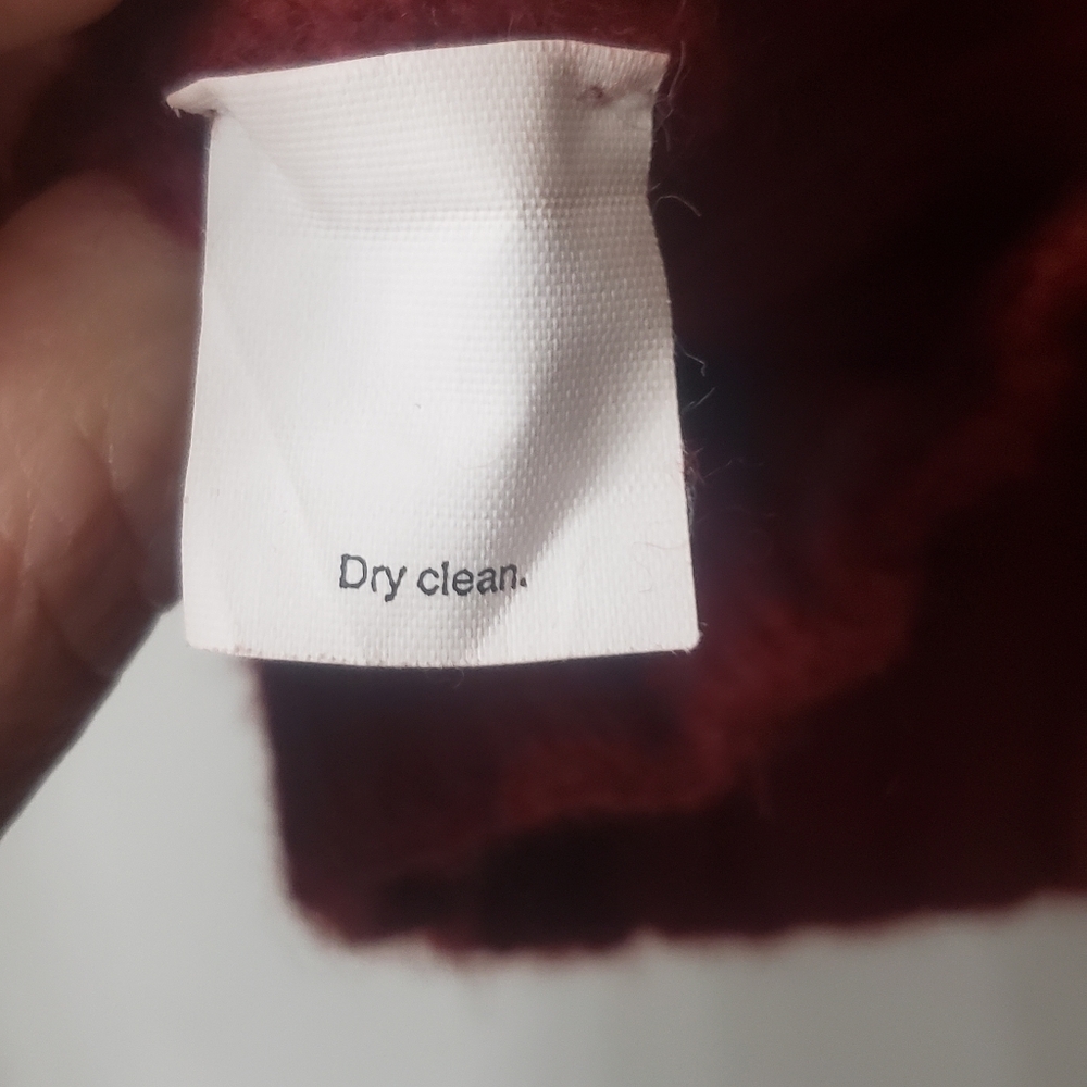 J. Crew Rust Red Button Up Split Turtle Neck Swea… - image 8